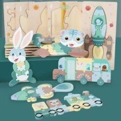 Syntek Dreidimensionales Puzzle Für Kinder Pädagogisches Bausteinspielzeug Für Kinder -Spielzeug Rabatte Geschäft 30181534 03