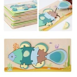 Syntek Dreidimensionales Puzzle Für Kinder Pädagogisches Bausteinspielzeug Für Kinder -Spielzeug Rabatte Geschäft 30181534 05