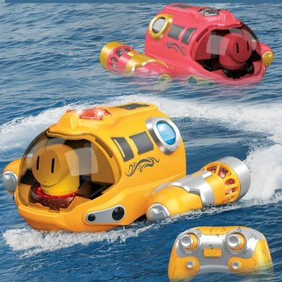 Debuy Spielzeugboot Mit Doppelhelix Und Fernbedienung 2.4G Ferngesteuertes Spray-Motorboot 4 Debuy Spielzeugboot Mit Doppelhelix Und Fernbedienung 2.4G Ferngesteuertes Spray-Motorboot – Bild 2