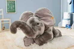 Steiff Kuscheltier Trampili Elefant Liegend Grau 85cm Kuscheltiere