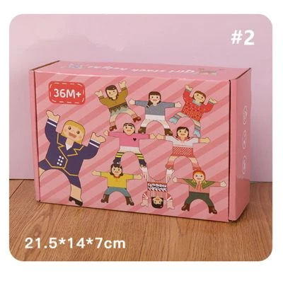 Debuy Holzbausteine Jenga Le Kinderspielzeug Pädagogisches Marionetten-Bausteinspielzeug Für Kinder 4 Debuy Holzbausteine Jenga Le Kinderspielzeug Pädagogisches Marionetten-Bausteinspielzeug Für Kinder – Bild 2