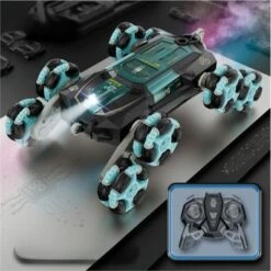 Decome Ferngesteuerter Transformator Mit Spray Ferngesteuertes Auto Für Kinder