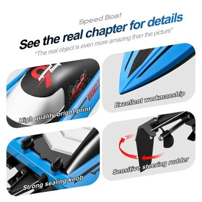 SHAOKE 2.4G Wasserdichtes Ferngesteuertes Boote Ferngesteuerte Boote 5 SHAOKE 2.4G Wasserdichtes Ferngesteuertes Boote Ferngesteuerte Boote – Bild 3