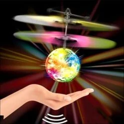 SHAOKE RC Fliegender Ball Mit LED Licht, Helikopter Mit Handsensor Infrarot Mini Hubschrauber Kinder Fliegendes Spielzeug Für Indoor Und Outdoor Spiele Ferngesteuerte Hubschrauber -Spielzeug Rabatte Geschäft 30596441 03