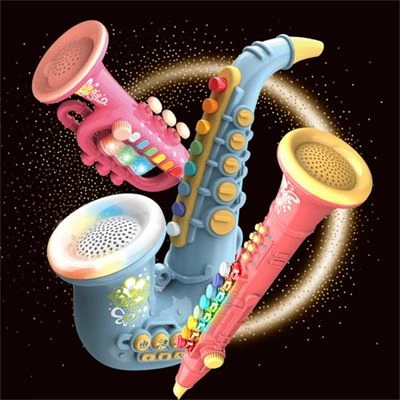Epik Kindersimulations Elektro-Saxophon Musikspielzeug Bildungssimulation Musikinstrument Kinderspielzeug 7 Epik Kindersimulations Elektro-Saxophon Musikspielzeug Bildungssimulation Musikinstrument Kinderspielzeug – Bild 5