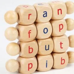 Syntek Holz Brief Platz Alphabet Cube Building Blocks Word Scramble Lernspiel 12 Syntek Holz Brief Platz Alphabet Cube Building Blocks Word Scramble Lernspiel -Spielzeug Rabatte Geschäft 30598410 05