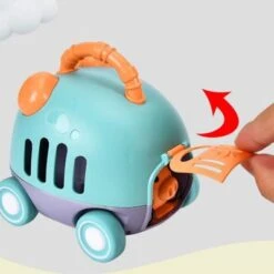 Decome Trägheitsfahrzeug Interaktive Kleine Spielzeugpresse Spielzeug Trägheitsfahrzeug Rutschen Katapult-Autos Kinderspielzeug -Spielzeug Rabatte Geschäft 30666148 03