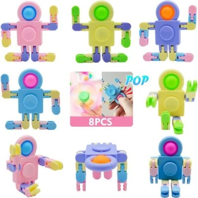 Vetaka Sensorische Spinner Spielzeug Astronaut,8 Stück Für Kinder 3 Vetaka Sensorische Spinner Spielzeug Astronaut,8 Stück Für Kinder