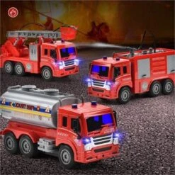 Brightake Simulation Ferngesteuertes Auto Kinderspielzeugset Übergroßes Elektro-Feuerwehrauto-Modell-Spielzeugset -Spielzeug Rabatte Geschäft 30721123 03