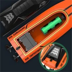 Brightake 2.4G Wiederaufladbares Mini-Schnellboot Modell Kinder Wasserspielzeug Drahtloses Elektrisches Spielzeug Mit Langer Batterielebensdauer Und Fernbedienung Für Kinder -Spielzeug Rabatte Geschäft 30721130 05