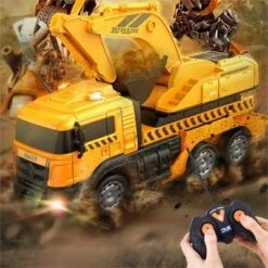 Brightake Großer Elektrischer Transformator Jungen Spielset Verformung Ferngesteuertes Auto Kinderspielzeugauto-Set -Spielzeug Rabatte Geschäft 30721198 03