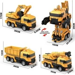 Brightake Großer Elektrischer Transformator Jungen Spielset Verformung Ferngesteuertes Auto Kinderspielzeugauto-Set -Spielzeug Rabatte Geschäft 30721198 06