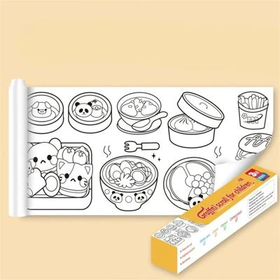 Syntek Lange Scroll-Doodle-Farbrolle Für Kinder Einfügbares Puzzle Für Die Frühe Bildung Von Kindern Mit Langer Bildrolle Als Lehrhilfe 3 Syntek Lange Scroll-Doodle-Farbrolle Für Kinder Einfügbares Puzzle Für Die Frühe Bildung Von Kindern Mit Langer Bildrolle Als Lehrhilfe