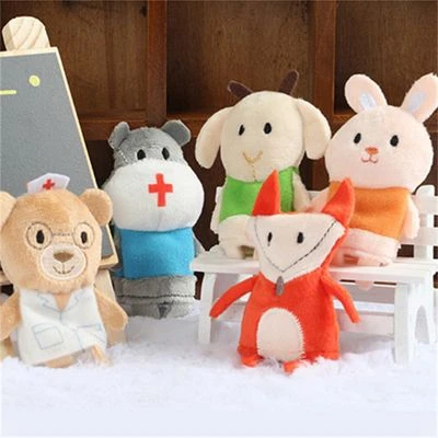 Syntek Baby-pädagogisches Pädagogisches Spielzeug-Finger-Puppe Gute-Nacht-Geschichte Fingerpuppe Für Kinder 6 Syntek Baby-pädagogisches Pädagogisches Spielzeug-Finger-Puppe Gute-Nacht-Geschichte Fingerpuppe Für Kinder – Bild 4