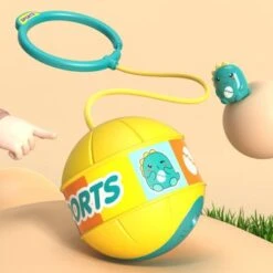 Syntek Blinkendes Weiches Seil-Flickball-Spielzeug Für Kinder Einzelfuß-Kickball-Trainingsspielzeug Für Kinder -Spielzeug Rabatte Geschäft 30790470 05