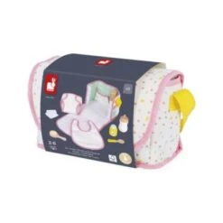 Janod J06501 Wickeltasche Mit 8 Hölzernen Accessoires Für Babys Von 36 Bis 42 Cm-Imitationsspielzeug-Imagination Learning--Zertifiziert Ab 2 Jahren -Spielzeug Rabatte Geschäft 30868122 03