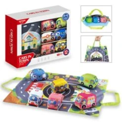 Vicabo Tuch Auto Spielzeug Set Aus Stoff Spielzeugautos Für Kinder