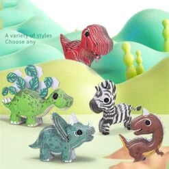 SHAOKE Intellektuelles Lernspielzeug Zusammenbauen 3D Tiermodell Puzzles Für Kinder Denkspiele 10 SHAOKE Intellektuelles Lernspielzeug Zusammenbauen 3D Tiermodell Puzzles Für Kinder Denkspiele -Spielzeug Rabatte Geschäft 30971449 03