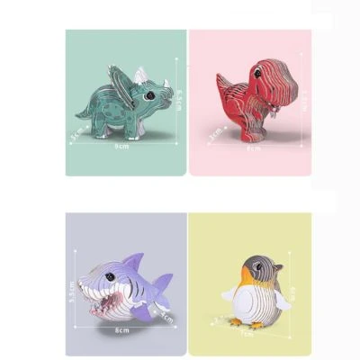 SHAOKE Intellektuelles Lernspielzeug Zusammenbauen 3D Tiermodell Puzzles Für Kinder Denkspiele 6 SHAOKE Intellektuelles Lernspielzeug Zusammenbauen 3D Tiermodell Puzzles Für Kinder Denkspiele – Bild 4