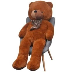 VidaXL Teddybär Kuscheltier Plüsch Braun 170 Cm Plüschtier -Spielzeug Rabatte Geschäft 31053501 03