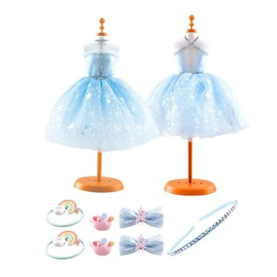 Syntek DIY Handgefertigtes Kostümdesign-Set Mädchen-Design-Kleidung, Exquisiter Schmuck, Pädagogisches Spielzeug 4 Syntek DIY Handgefertigtes Kostümdesign-Set Mädchen-Design-Kleidung, Exquisiter Schmuck, Pädagogisches Spielzeug – Bild 2