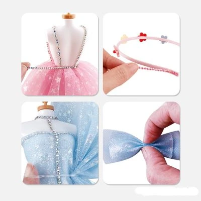 Syntek DIY Handgefertigtes Kostümdesign-Set Mädchen-Design-Kleidung, Exquisiter Schmuck, Pädagogisches Spielzeug 5 Syntek DIY Handgefertigtes Kostümdesign-Set Mädchen-Design-Kleidung, Exquisiter Schmuck, Pädagogisches Spielzeug – Bild 3