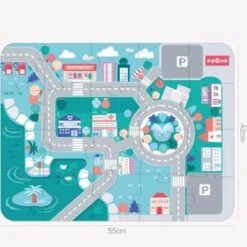 Enbaoxin 115pcs Stadtbausteine Hölzerne Kinderspielzeug -Spielzeug Rabatte Geschäft 31065823 06