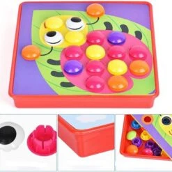 Decome Kinder-Puzzle-Puzzle-Brett, Pilz-Nagel-Puzzle-Puzzle-Spielzeug Cleveres Nagelpuzzlespielzeug Für Kinder Mit Großem Knopfloch -Spielzeug Rabatte Geschäft 31249368 05