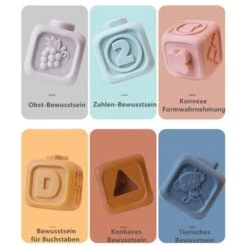 SHAOKE Kleinkind Blöcke Stapeln Pädagogisches Spielzeug Lernspielzeug Für Kinder Aus Weichem Kautschukbaustein Bausteine -Spielzeug Rabatte Geschäft 31257282 05