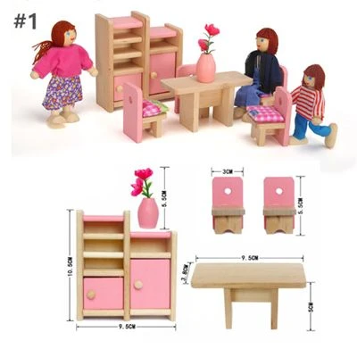 SHAOKE Spielhaus Miniatur Simulierte Kleinmöbel Für Kinder Puppenhaus Spielzeuge Möbel Modell Set Puppenhäuser 5 SHAOKE Spielhaus Miniatur Simulierte Kleinmöbel Für Kinder Puppenhaus Spielzeuge Möbel Modell Set Puppenhäuser – Bild 3