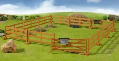 BRUDER 62604 Bworld Weidezaun (braun) 5 BRUDER 62604 Bworld Weidezaun (braun) – Bild 3