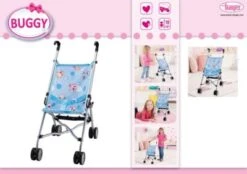 BAYER Puppenwagen Buggy Blue Muh
