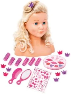 BAYER Deluxe Frisierkopf Super Model, 27 Cm Inkl. Kosmetik -Spielzeug Rabatte Geschäft 3640711 03