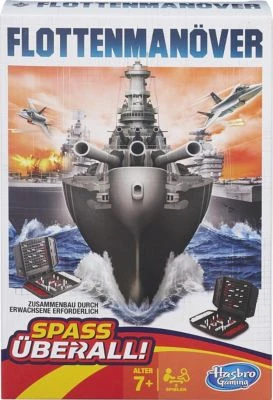 Hasbro Gaming Flottenmanöver Kompakt, Portables Spiel Für 2 Spieler, Lustiges Reisespiel Ab 7 Jahren 3 Hasbro Gaming Flottenmanöver Kompakt, Portables Spiel Für 2 Spieler, Lustiges Reisespiel Ab 7 Jahren