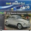 Model Set VW Käfer Limousine 68, Revell Modellbausatz Mit Basiszubehör Im Maßstab 1:24, 125 Teile, 17,1 Cm -Spielzeug Rabatte Geschäft 4171739 01