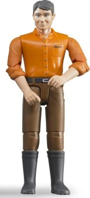 BRUDER 60007 Bworld Mann Helle Haut Braune Hose