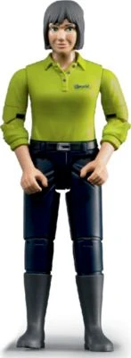 BRUDER 60405 Bworld Frau Helle Haut Dunkelblaue Hose