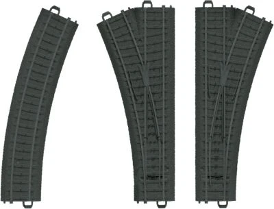 Märklin My World 023301 Märklin My World - Kunststoffgleis Weichen-Set 3 Märklin My World 023301 Märklin My World - Kunststoffgleis Weichen-Set