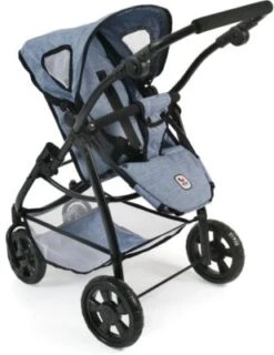 CHIC 2000 Kombi-Puppenwagen 3 In 1 Emotion All In, Jeans Blue -Spielzeug Rabatte Geschäft 6681584 05
