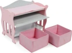 CHIC 2000 Wickeltisch Mit 3 Staufächern Puntos Grey -Spielzeug Rabatte Geschäft 6681597 02