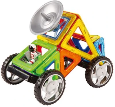 Magformers Creator Space-Set 22 Teile + Räder + Antennen 4 Magformers Creator Space-Set 22 Teile + Räder + Antennen – Bild 2