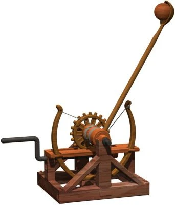 Edu-Toys Leonardo Da Vinci Katapult Modell-Bausatz 3 Edu-Toys Leonardo Da Vinci Katapult Modell-Bausatz