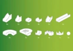 Hubelino - Kugelbahn Bahnelemente-Set, 55 Tlg. 9 Hubelino - Kugelbahn Bahnelemente-Set, 55 Tlg. -Spielzeug Rabatte Geschäft 8300908 03