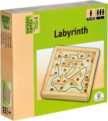 Natural Games Holz Labyrinth 12x12cm 3 Natural Games Holz Labyrinth 12x12cm