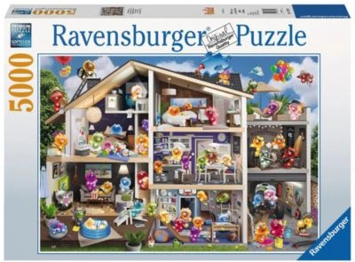Ravensburger Puzzle 5000 Teile, 153x101 Cm, Gelini Puppenhaus 3 Ravensburger Puzzle 5000 Teile, 153x101 Cm, Gelini Puppenhaus